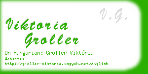 viktoria groller business card