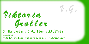viktoria groller business card